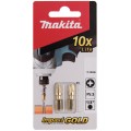 Makita B-28466 Impact Gold torsion Bit PZ3, 25mm/2 Stück