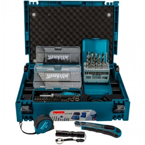Makita B-49884 Zubehörset Makpac (116 stücke)