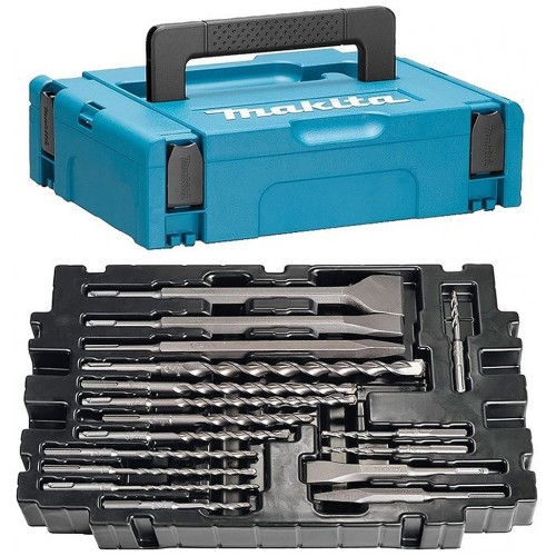 MAKITA B-52059 17-teiliges Meißel- und Bohrer-Set SDS-plus in Makpac