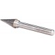 MAKITA B-52847 Mühlen 10x20x6 Pyramidenspaltklinge aus Metall, Edelstahl