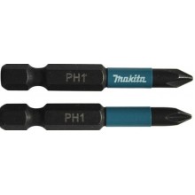 Makita B-63719 Torsion Bit 1/4" Impact Black PH1, 50mm/2 Stk.