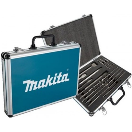 Makita D-70904 10-teiliges Meißel- und Bohrer-Set SDS-plus in Koffer