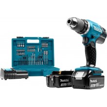 Makita DDF453SFX1 Akku-Bohrerschrauber mit Zubehör Li-ion LXT (2x3,0Ah/18V)