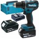 Makita DDF485SFJ Akku Bohrschrauber Li-ion LXT (18V/2x3,0Ah) Makpac