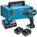 Makita DDF490RTJ Akku-Schlagbohrschraube Li-ion LXT, (18V / 2x 5,0Ah) Makpac