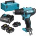 Makita DF333DNX10 Akku-Bohrschrauber Li-ion CXT 1x12V/2,0Ah + 2x18V/5,0Ah