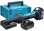 Makita DGD800RTJ Akku-Geradschleifer Li-ion LXT 18V/5,0Ah, Makpac