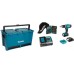 Makita DHP453ZX11 Akku Schlagbohrschrauber Li-Ion 2x1,5Ah/18V +Golden-Bit Set