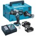 Makita DHP481RTJ Akku-Schlagbohrschrauber Li-ion 18V 2x 5,0 Ah akku, MAKPAC