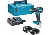 Makita DHP485RAJ Akku-Schlagbohrschrauber Li-ion LXT (2x2,0Ah/18V) Makpac