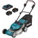 Makita DLM463PT2 DLM463PT2 Akku-Rasenmäher 460 mm Li-Ionen LXT (18V/2x5,0Ah)