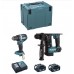 Makita DLX2271TJ Kit (DDF484 + DHR171 + 2 x 5,0 Ah + DC18RC + MAKPAC 4)