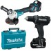 Makita DLX2369B Akku-Set DDF482RFEB+DGA511Z Li-ion LXT 18V (2xBL1830B+DC18RC)