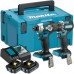 Makita DLX2423AJ Akku-Set DDF487Z+DTD157Z Li-ion LXT 18V (2x2,0Ah+DC18RC+MAKPAC)