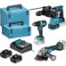 Makita DLX3195JX1 Akkuset DDF484+DGA504+DHR243+DC18RC+2x BL1850B+2xMakpac