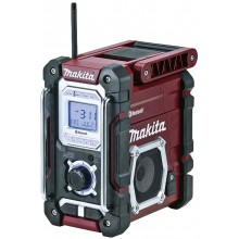 Makita DMR108 Akku-Baustellenradio mit Bluetooth , Li-ion 7,2V-18V, Bordeux
