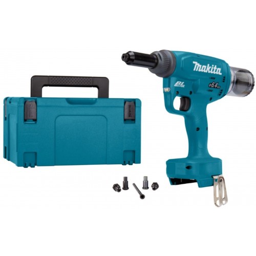 Makita DRV250ZJ Akku Blindnietsetzgerät 4.8 / 6.0 / 6.4 mm ,18V, ohne Akku, Makpac 3