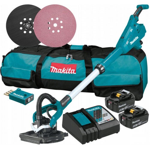 Makita DSL800RTEU Akku-Langhalsschleifer AWS Li-ion LXT 18V/5,0 Ah