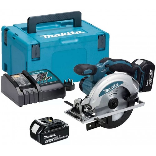 Makita DSS610RTJ Akku-Handkreissäge 165mm Li-ion LXT 18V/5,0 Ah, Makpac