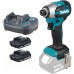 Makita DTD158WVE Akku-Schlagschrauber 1/4" Li-Ion LXTB (2x 18V/2,0Ah) Koffer
