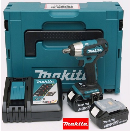 Makita DTW181RTJ Akku-Schlagschrauber 1/2", Li-ion LXT, 2x 18V/5,0Ah