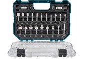 Makita D-74778 Fräser-Set, 22-teilig, Aufnahme 8mm, Transportkoffer