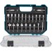 Makita D-74778 Fräser-Set, 22-teilig, Aufnahme 8mm, Transportkoffer