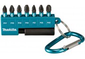 Makita E-13568 Torsion Bit-Set 1/4" Impact Black 8 tlg.