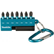 Makita E-13568 Torsion Bit-Set 1/4" Impact Black 8 tlg.