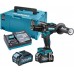 Makita HP001GM201 Akku-SchlagbohrschrauberLi-ion XGT 2x40V/4,0Ah, Makpac