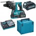 Makita HR002GM202 Akku-Bohrhammer mit Schnellspannfutter und AWS Li-ion XGT, 2x 40V/4,0Ah