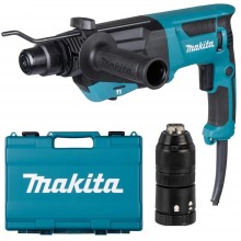 Makita HR2670FT Kombihammer SDS-Plus Schaft und Schnellwechselfutter. (800W/3,0J) +koffer
