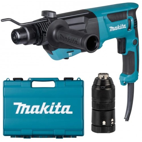 Makita HR2670FT Kombihammer SDS-Plus Schaft und Schnellwechselfutter. (800W/3,0J) +koffer
