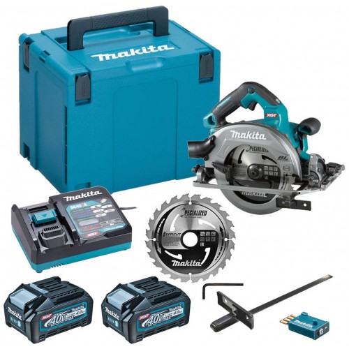 Makita HS004GM202 Akku-Kreissäge, Li-ion XGT, 2x 40V/4,0 Ah