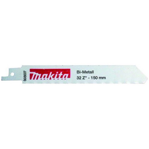Makita P-04955 Säbelsägeblatt BIM 150/32Z, 5 Stück, 130mm, für Weichstahl und Blech Makita P-04955 Säbelsägeblatt BIM 150/32Z, 5 Stück, 130mm, für Weichstahl und Blech