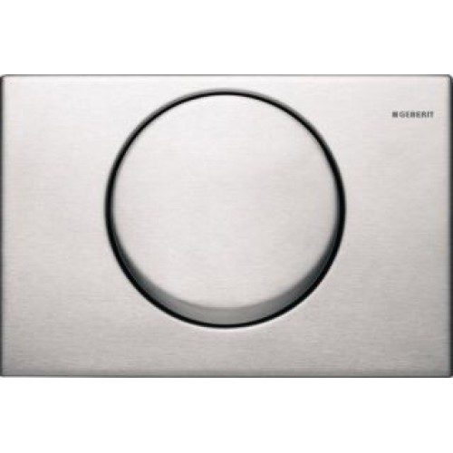 Geberit Mambo Betätigungsplatte, für Spül-Stopp-Spülung, edelstahl/verschraubbar