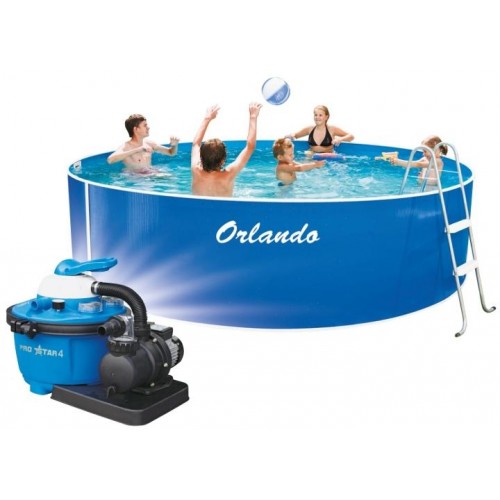 INTEX Swimmingpool Orlando 3,66 x 0,91 m mit Sandfiltration 10300022