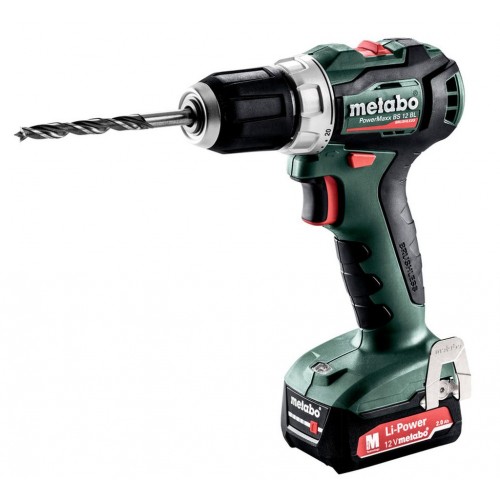 Metabo 601038500 POWERMAXX BS 12 BL Akku-bohrschrauber , 12V 2X2AH LI-ION