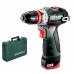 Metabo 601749500 Powermaxx BS BL Q Akku-bohrschrauber 12V 2X2 Ah, Kunststoffkoffer