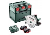 Metabo KT 18 LTX 66 BL Akku-tauchkreissäge 165 mm (2x5,5Ah/18V) MetaBOX, 601866660