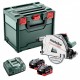 Metabo KT 18 LTX 66 BL Akku-tauchkreissäge 165 mm (2x5,5Ah/18V) MetaBOX, 601866660