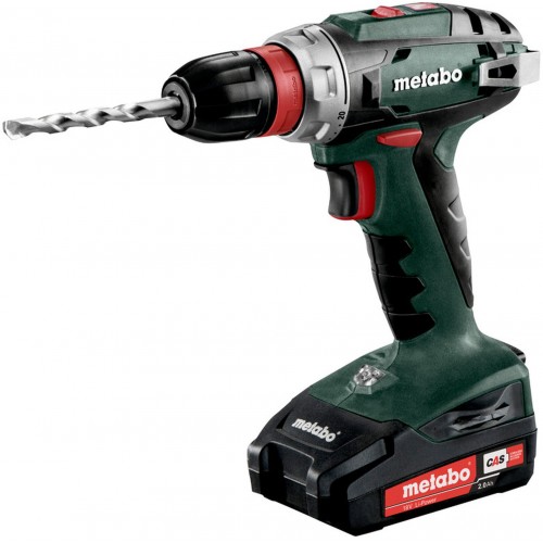 Metabo 602217500 BS 18 QUICK Akku-Bohrschrauber 18V 2x2Ah Li-Ion, MetaBOX