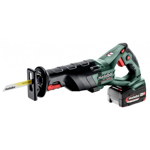 Metabo 602267650 SSE 18 LTX BL Akku-säbelsäge 18V 2X5.2 Ah, MetaBOX 145 L