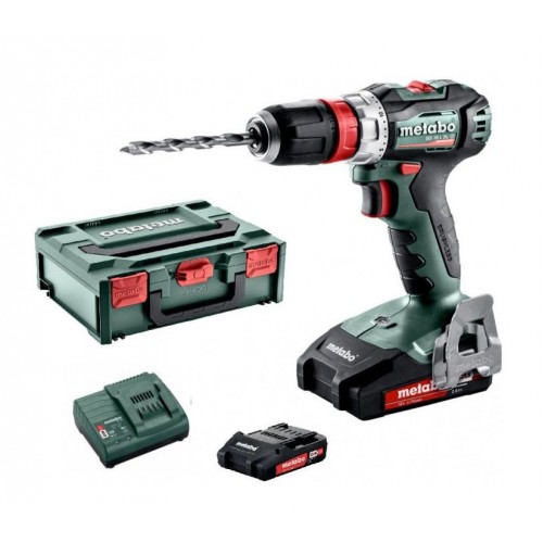 Metabo 602327500 BS 18 L BL Q Akku-Bohrschrauber 18V 2x2Ah Li-Ion, MetaBox