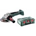 Metabo 613075840 WPB 18 LTX BL 125 Quick Akku-winkelschleifer 18V; MetaBOX 165 L