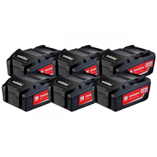 Metabo LI-Power Set mit 6x Akkuzellen (18V/4,0Ah) 625151000