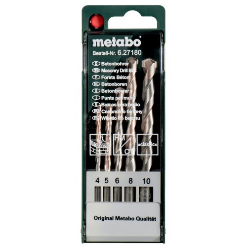 Metabo 627180000 beton-bohrerkassette classic, 5-teilig