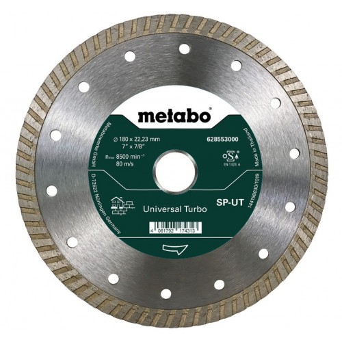 Metabo 628553000 Diamanttrennscheibe sp 180x22,23 mm