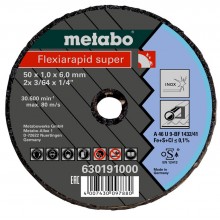Metabo 630191000 Flexiarapid super Kleintrennscheibe für Edelstahl/Stahl 50x1,0x6,0
