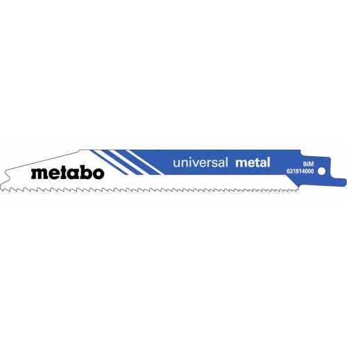 Metabo 631911000 "Universal metal" 2 Säbelsägeblätter 150 x 0,9 mm